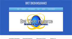 Desktop Screenshot of bretdixonins.com